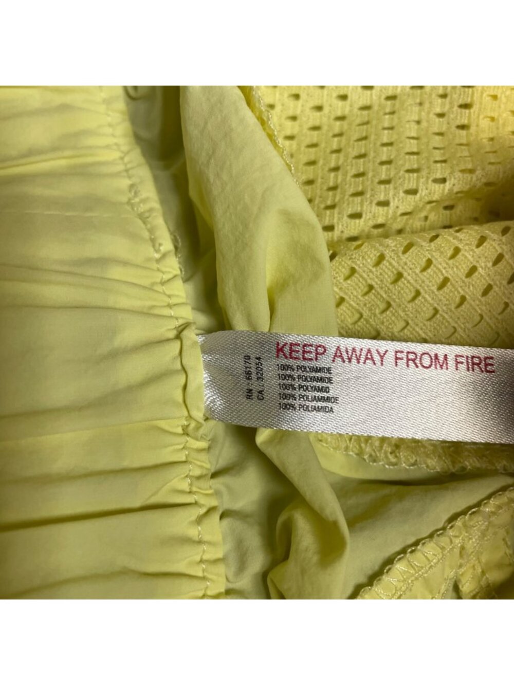 Free People Movement In The Wild Athletic Shorts Yellow Sz LG Utility Pocket - Picture 4 of 5